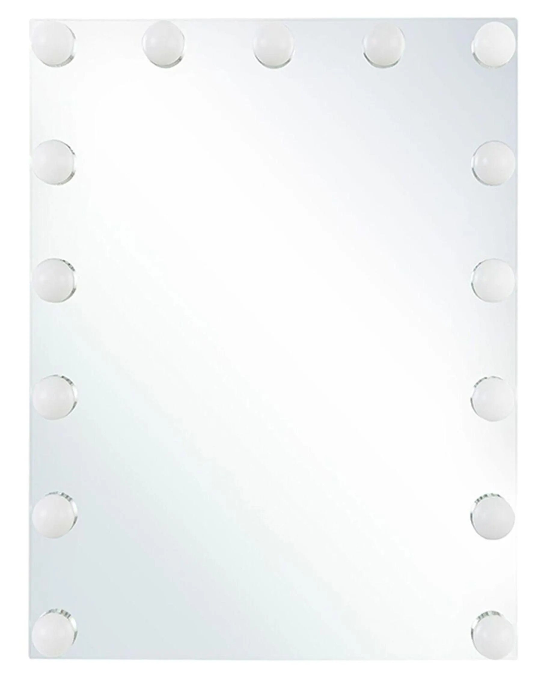 Espejo LED de baño LUCENAY 40 cm 50 cm Plateado