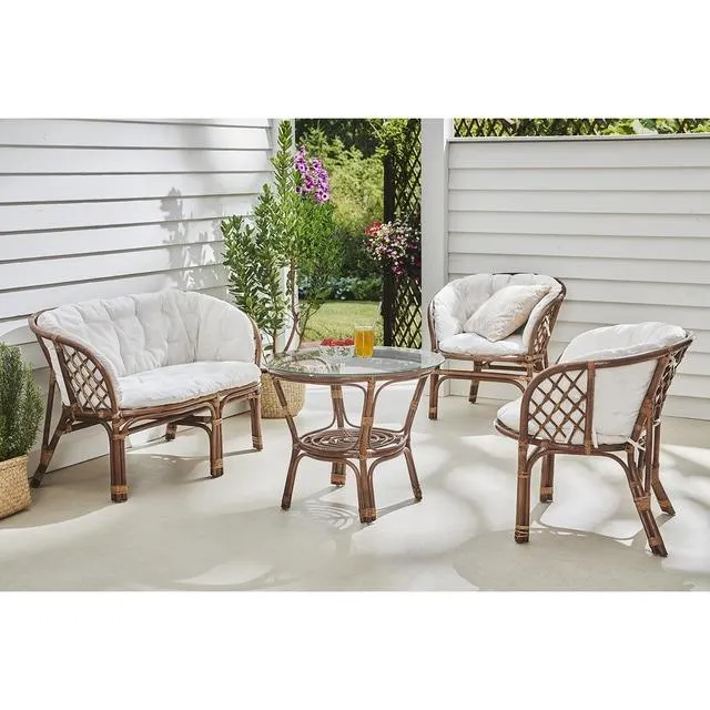 Conjunto de jardín en ratán Formentera Basics El Corte Inglés