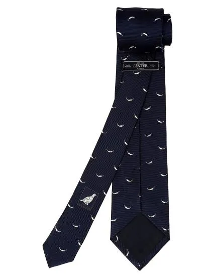 Corbata guindilla Azul/blanco