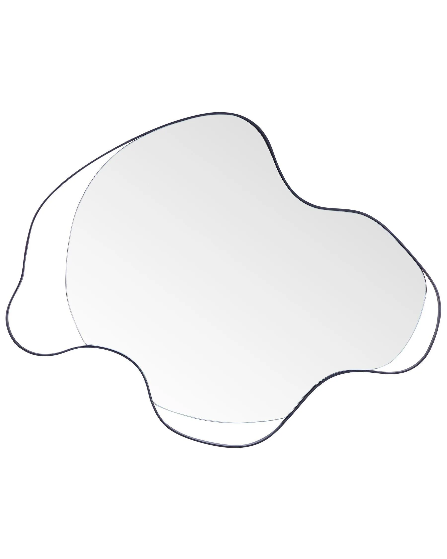 Espejo MELUN 77 cm 59 cm Metal Negro