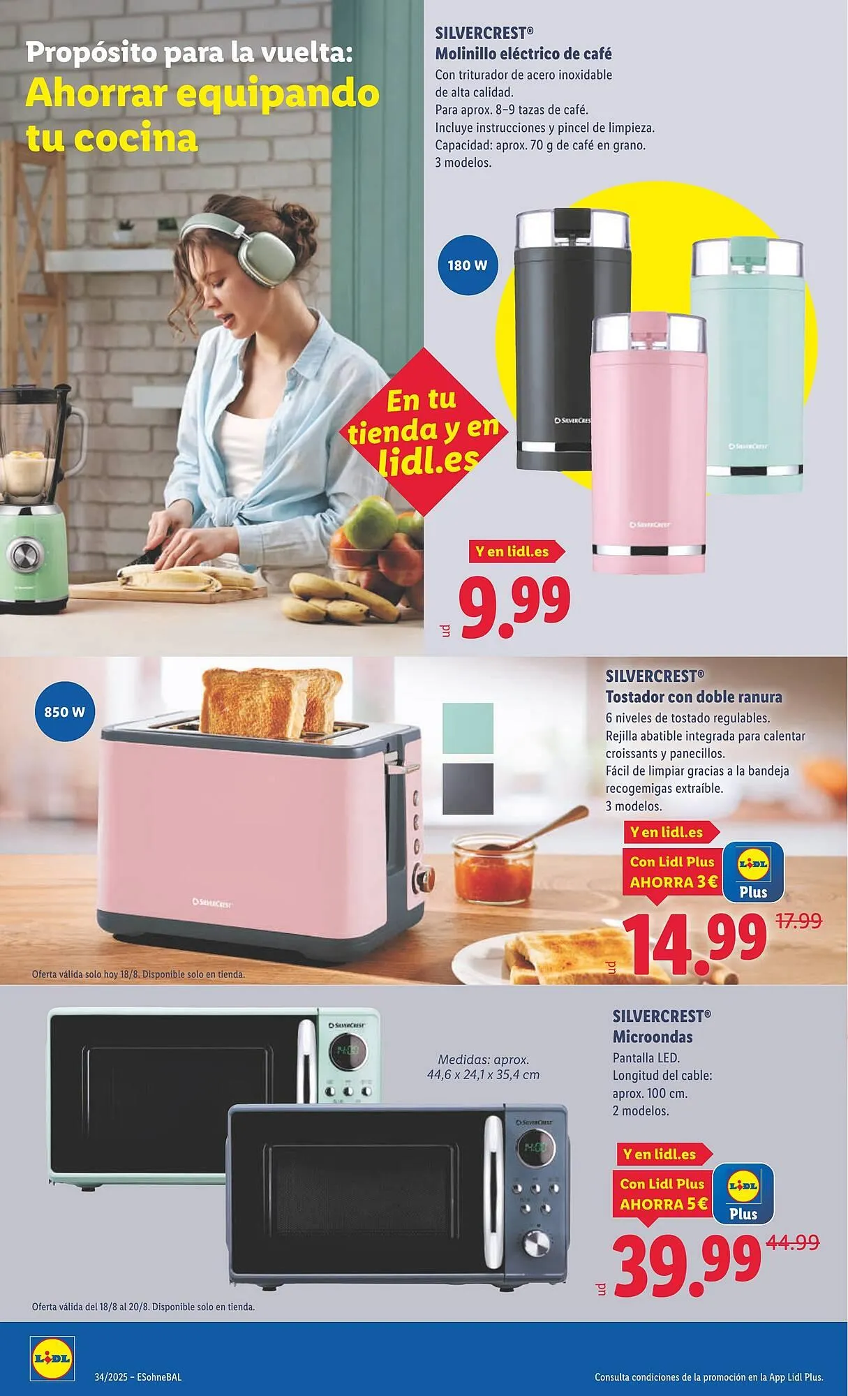 Catálogo de Folleto Lidl 18 de agosto al 24 de agosto 2025 - Página 2