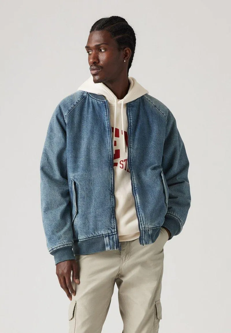 FILBERT FLIGHT JACKET - Chaquetas bomber - blue denim