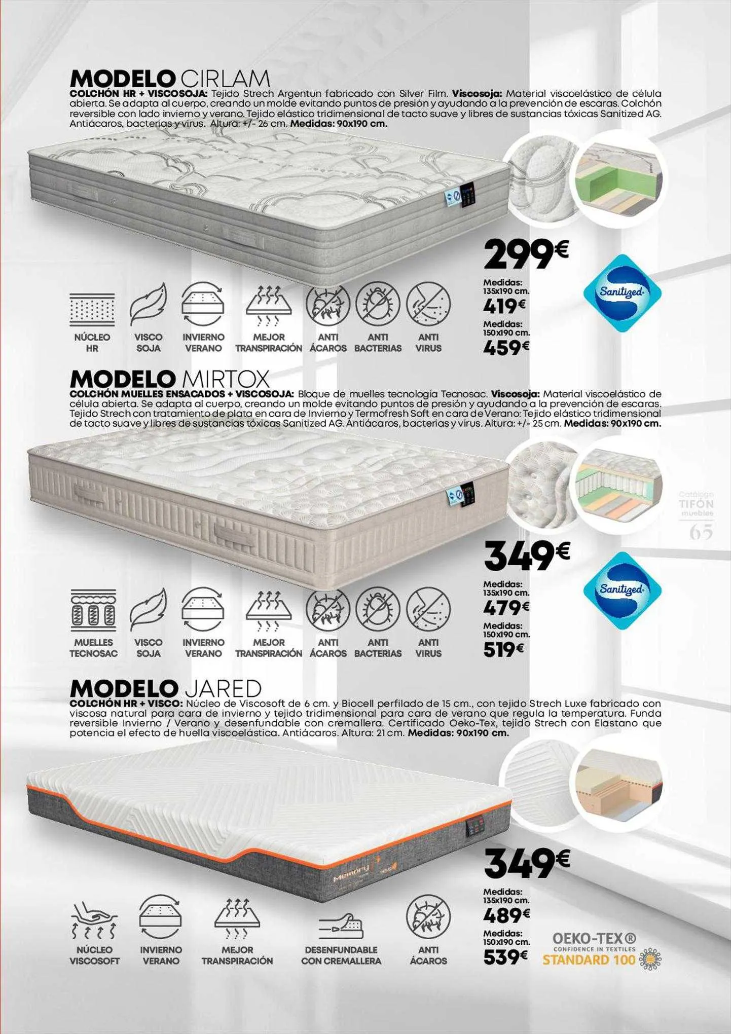 Catálogo de Tifon Hipermueble Folleto 25 de julio al 29 de febrero 2024 - Página 65