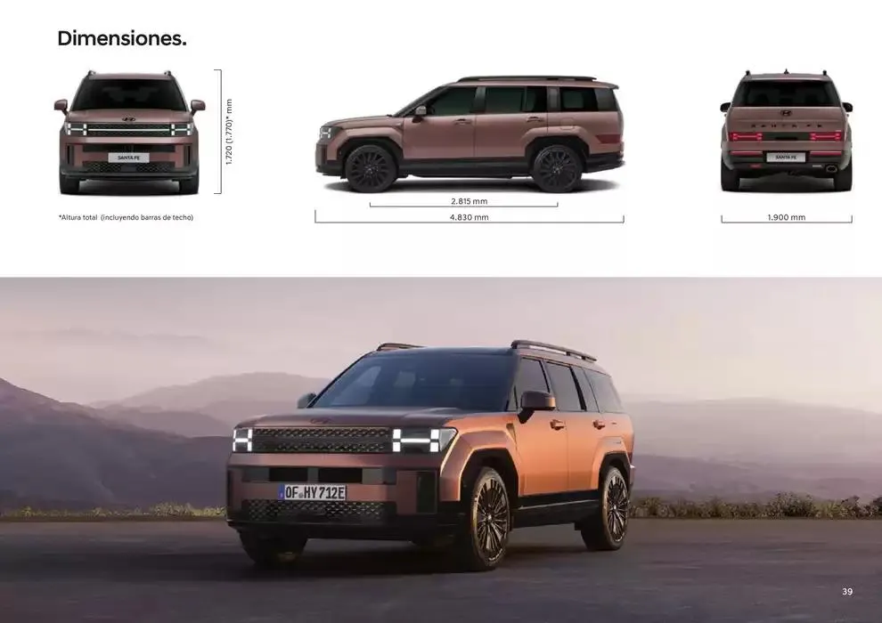 Catálogo de Hyundai - Nuevo SANTA FE Híbrido 31 de diciembre al 31 de diciembre 2025 - Página 39