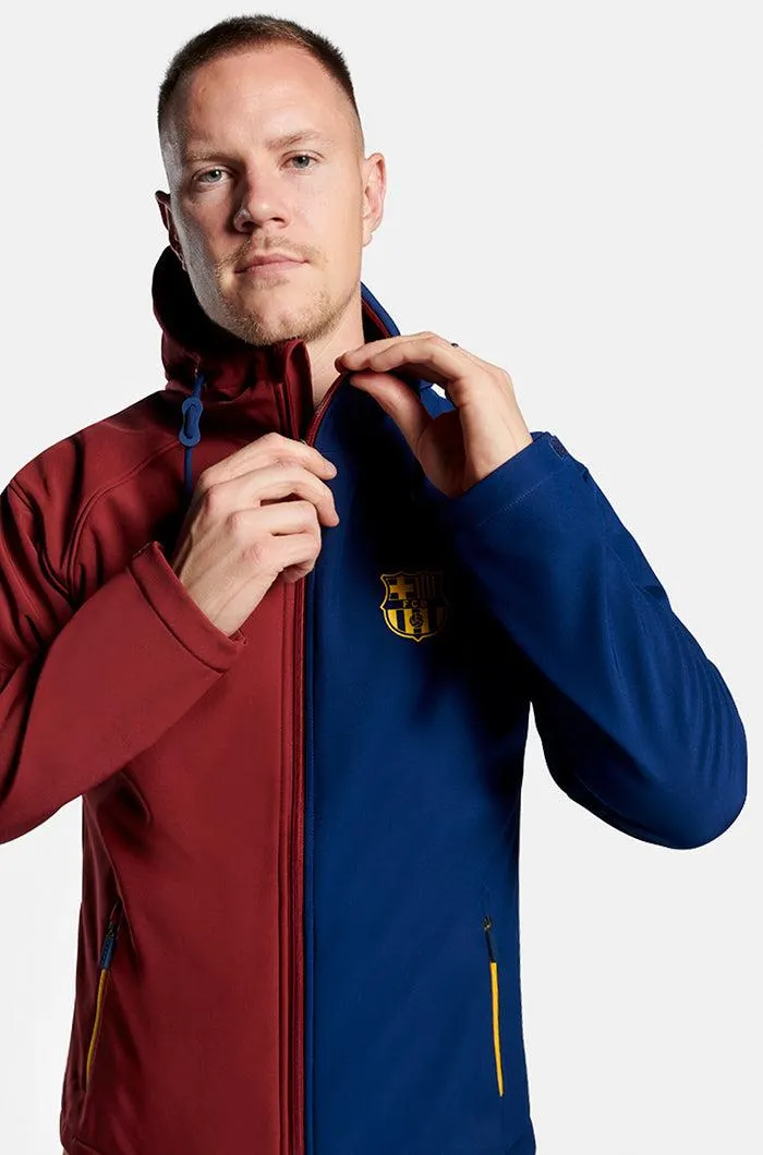 Chaqueta Softshell bicolor FC Barcelona