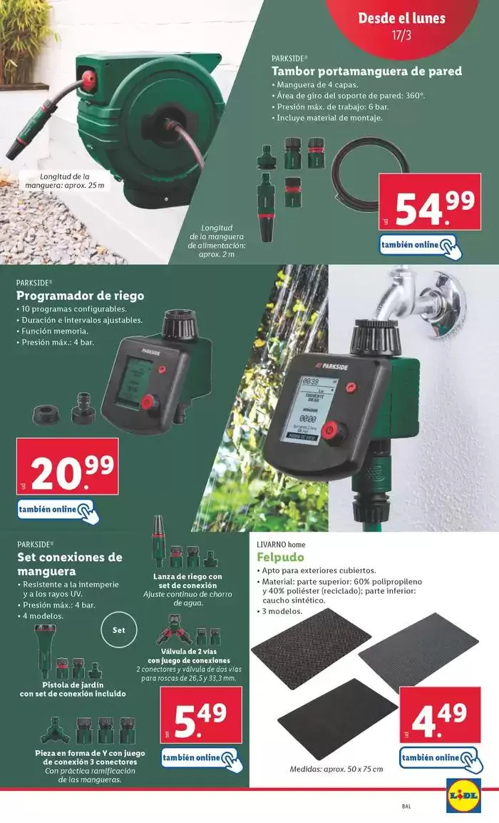 Catálogo de ¡Bazar Lidl! Ofertas válidas del 17/03 al 23/03 17 de marzo al 23 de marzo 2025 - Página 9