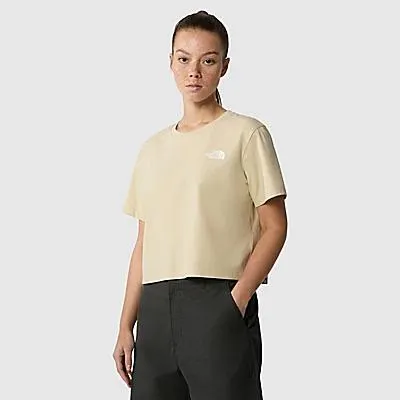 Camiseta Corta Simple Dome Para Mujer