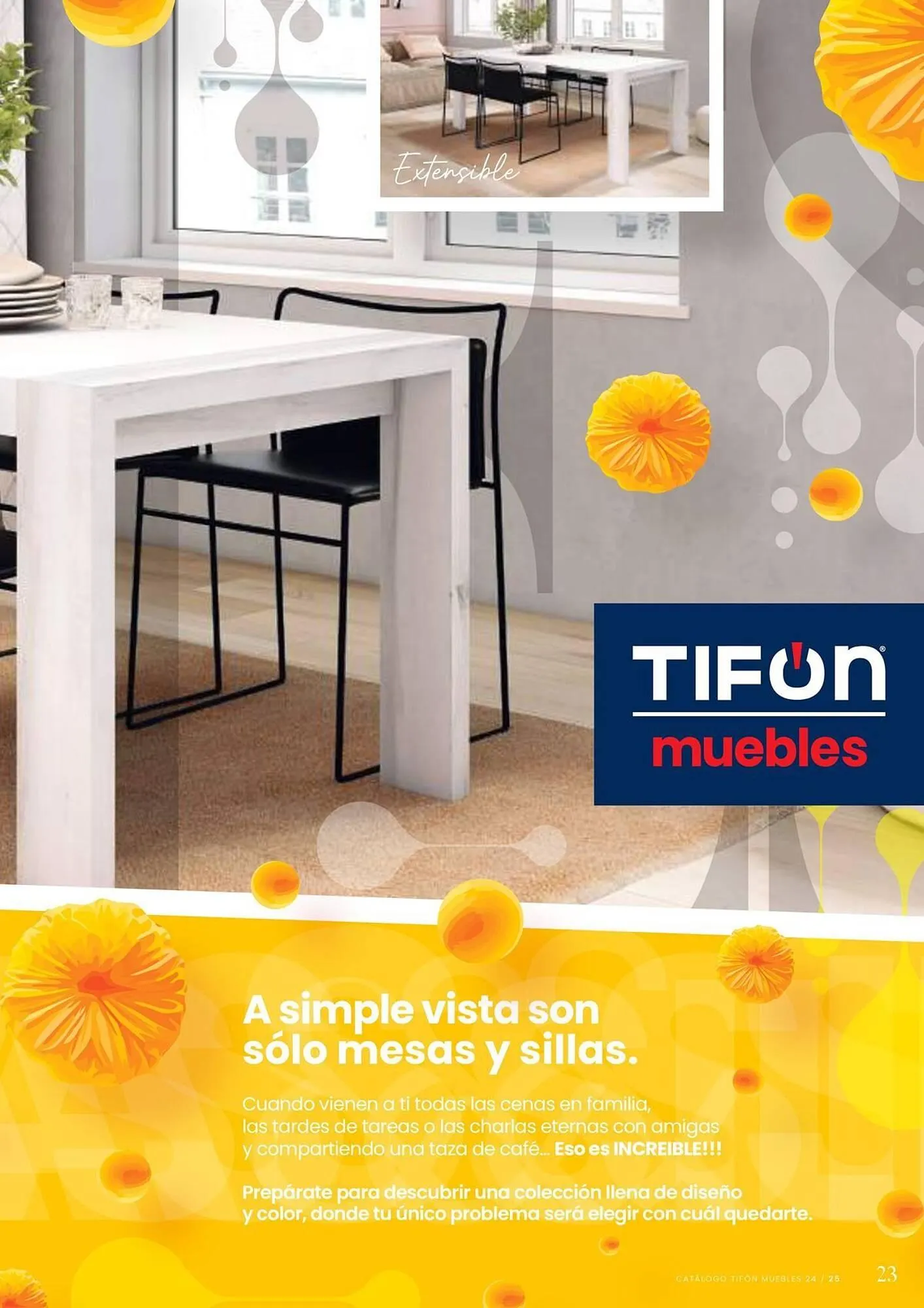 Catálogo de Folleto Tifón Hipermueble 12 de julio al 31 de mayo 2025 - Página 23