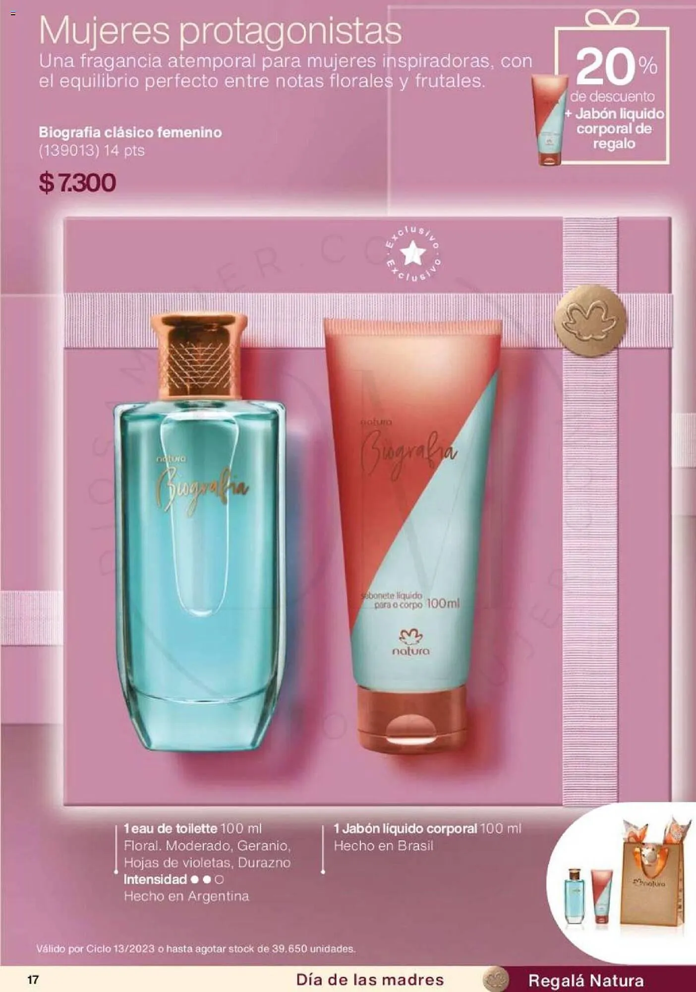 Catálogo de Folleto Natura 1 de septiembre al 30 de septiembre 2023 - Página 17