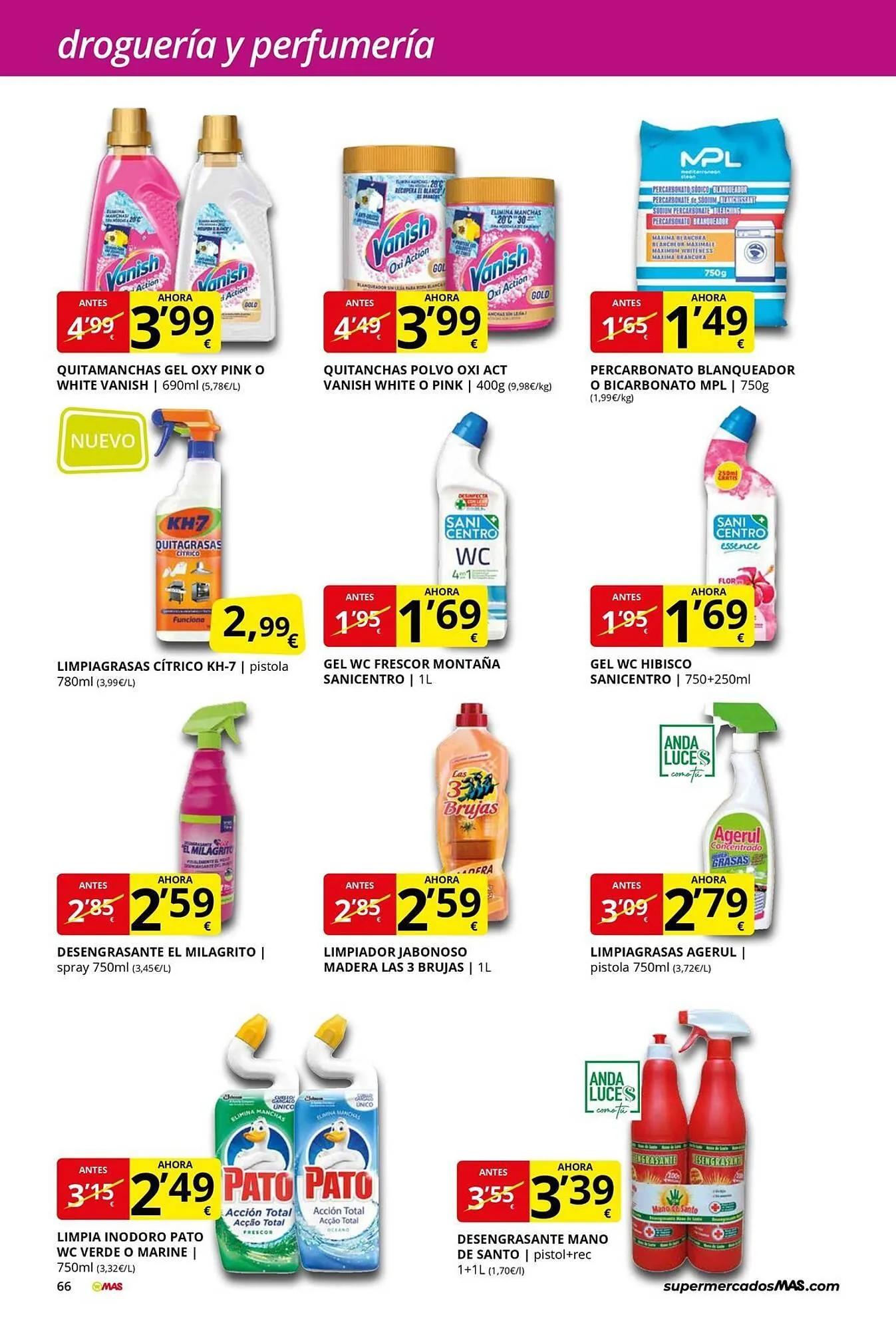 Catálogo de Folleto Supermercados MAS 31 de octubre al 30 de noviembre 2025 - Página 66
