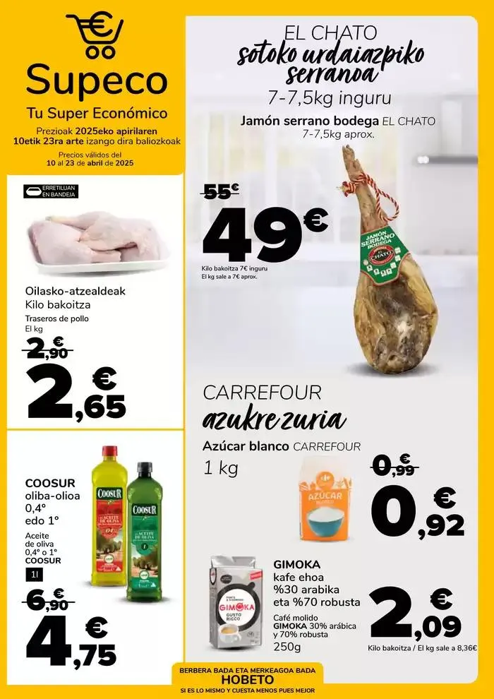 Catálogo de Supeco, tu super económico 10 de abril al 23 de abril 2025 - Página 1