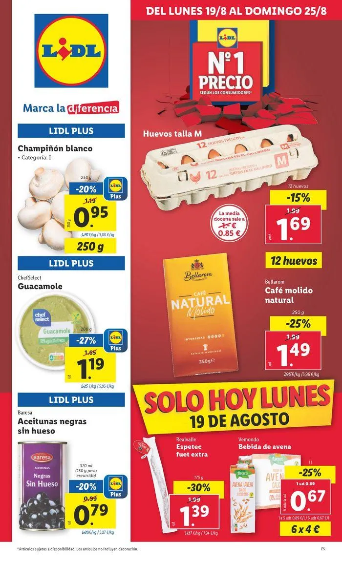 Catálogo de Precio Nº1 19 de agosto al 25 de agosto 2024 - Página 1