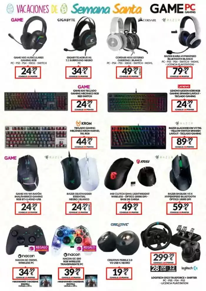 Catálogo de Especial vacaciones de Semana Santa en game 10 de abril al 21 de abril 2025 - Página 7