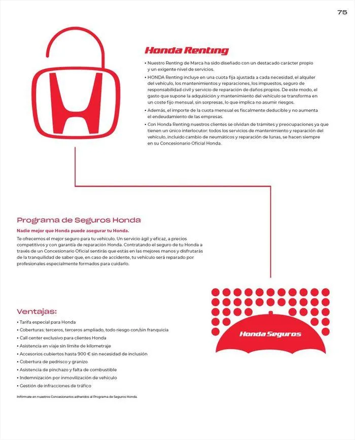 Catálogo de Honda CR-V e:HEV & e:PHEV 9 de agosto al 30 de junio 2025 - Página 75