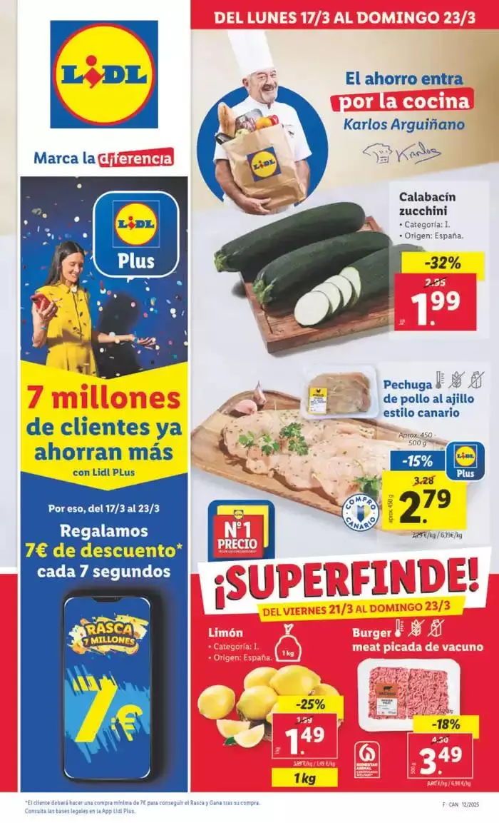 Catálogo de № 1 PRECIO - Ofertas válidas del 17/03 al 23/03 17 de marzo al 23 de marzo 2025 - Página 1