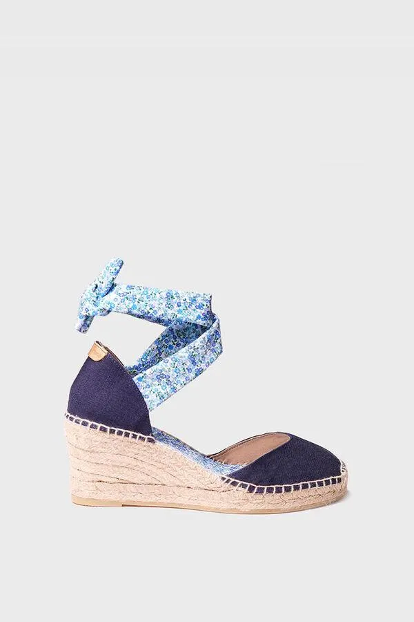 Alpargata valenciana con flores - JUDIT-AP