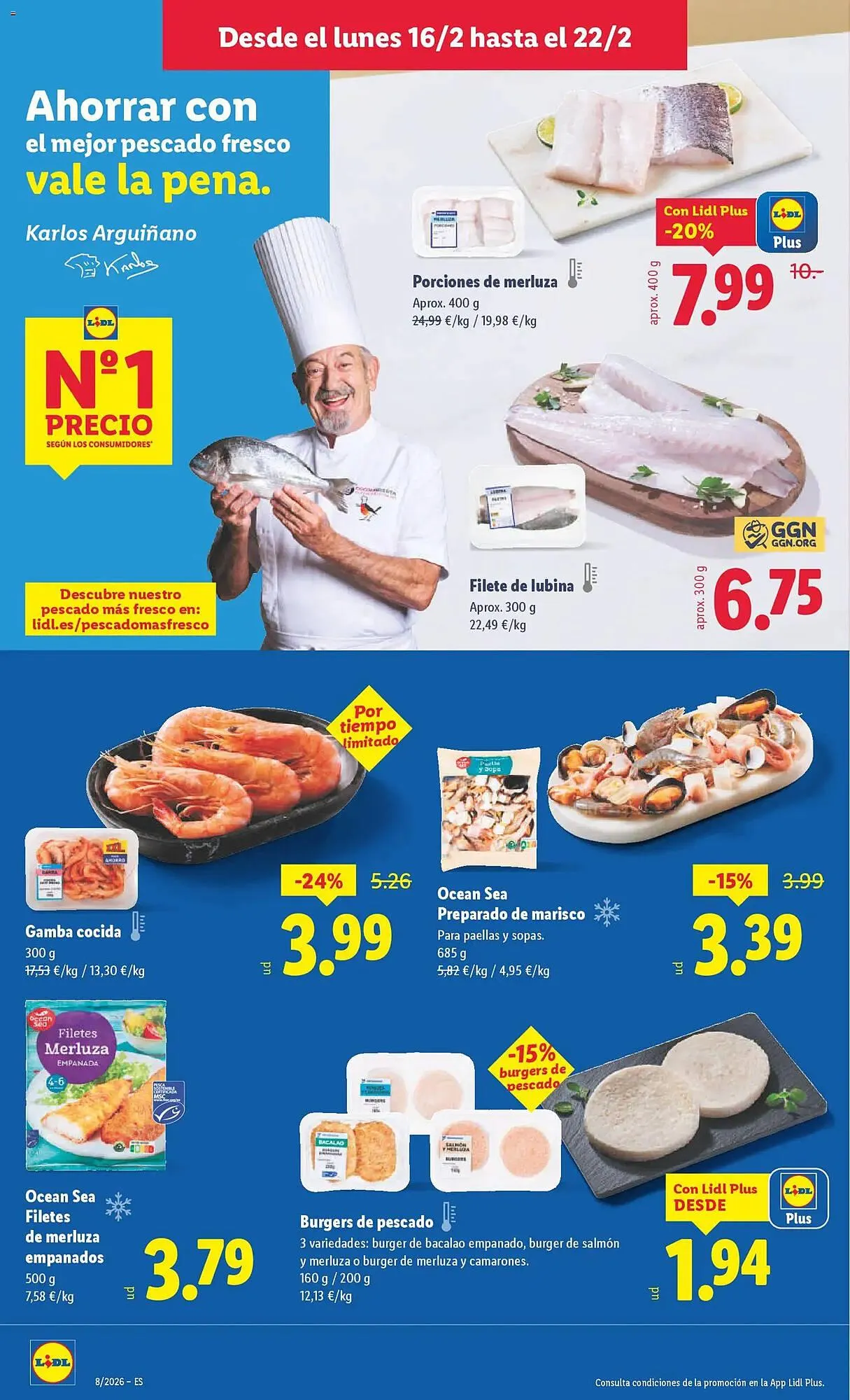 Catálogo de Catálogo Lidl 16 de febrero al 22 de febrero 2026 - Página 8