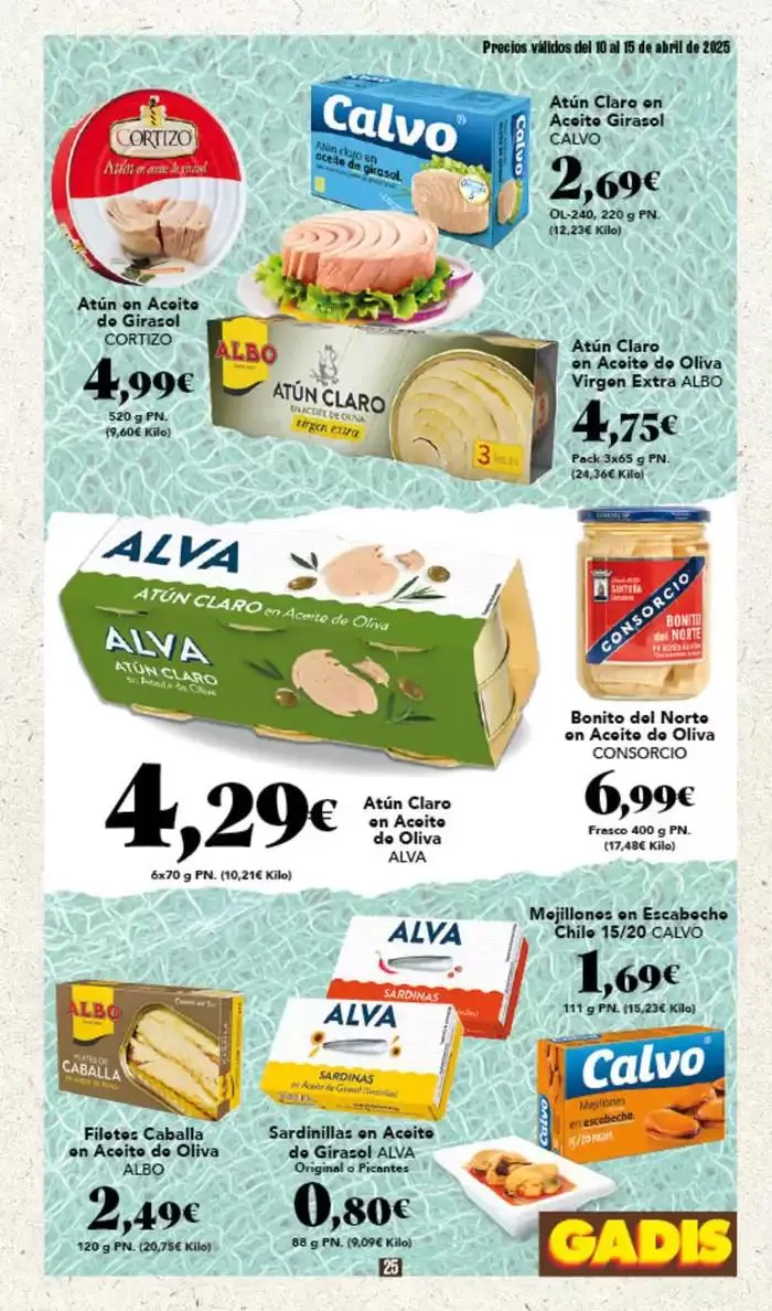 Catálogo de Precios válidos del 10 al 15 abril 10 de abril al 15 de abril 2025 - Página 25