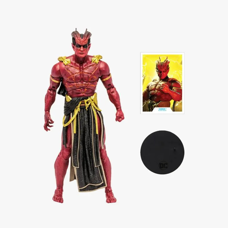 FIGURA McFARLANE SABBAC DC BLACK ADAM MOVIE MEGAFIG