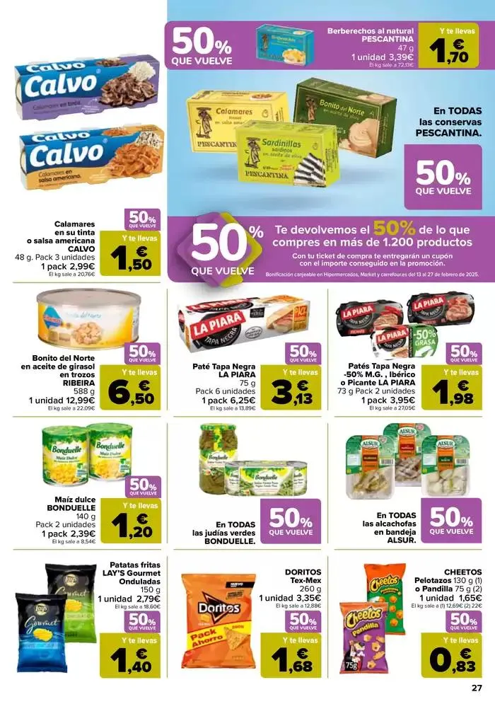 Catálogo de 50% QUE VUELVE 28 de enero al 12 de febrero 2025 - Página 27