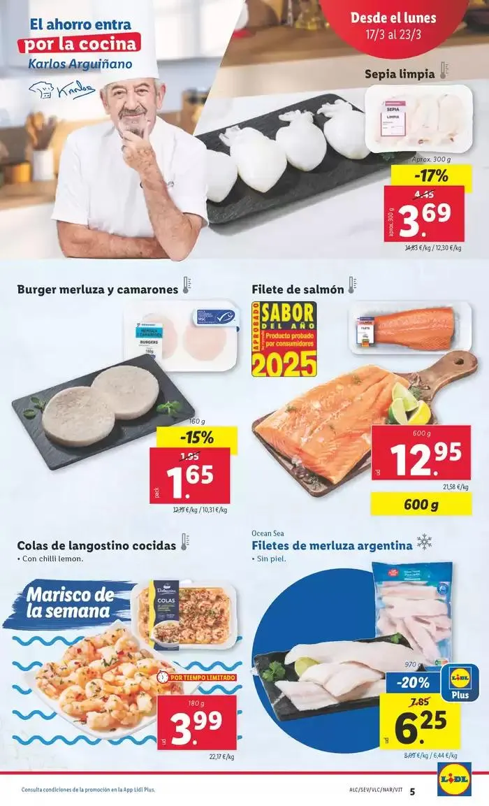 Catálogo de № 1 PRECIO - Ofertas válidas del 17/03 al 23/03 17 de marzo al 23 de marzo 2025 - Página 5