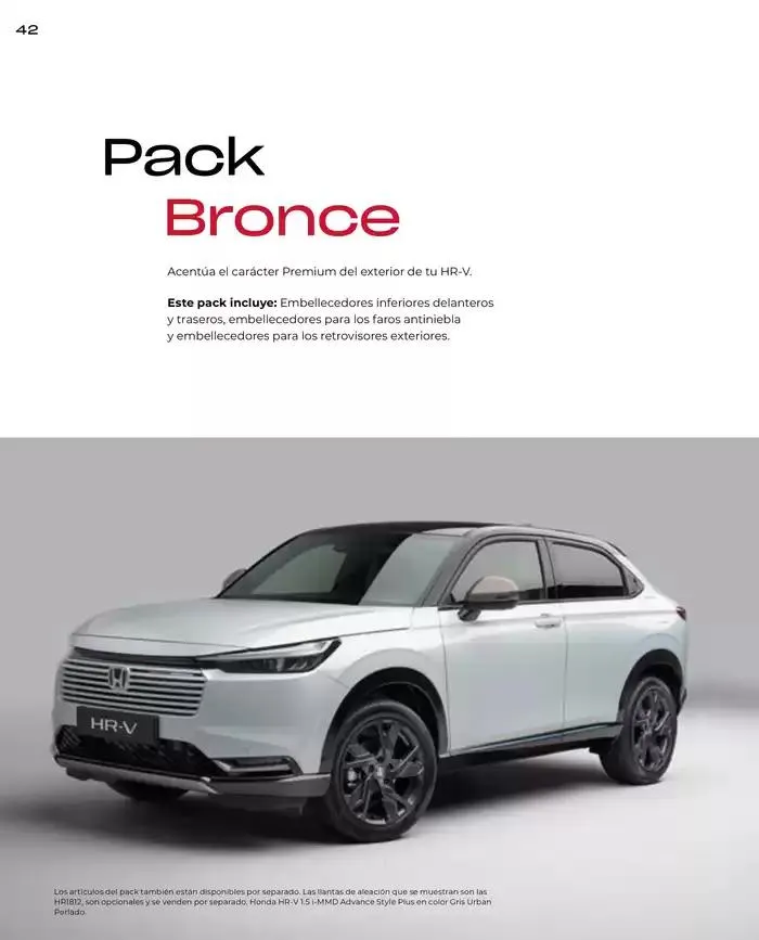 Catálogo de Catálogo HR-V e:HEV 6 de marzo al 30 de junio 2025 - Página 42