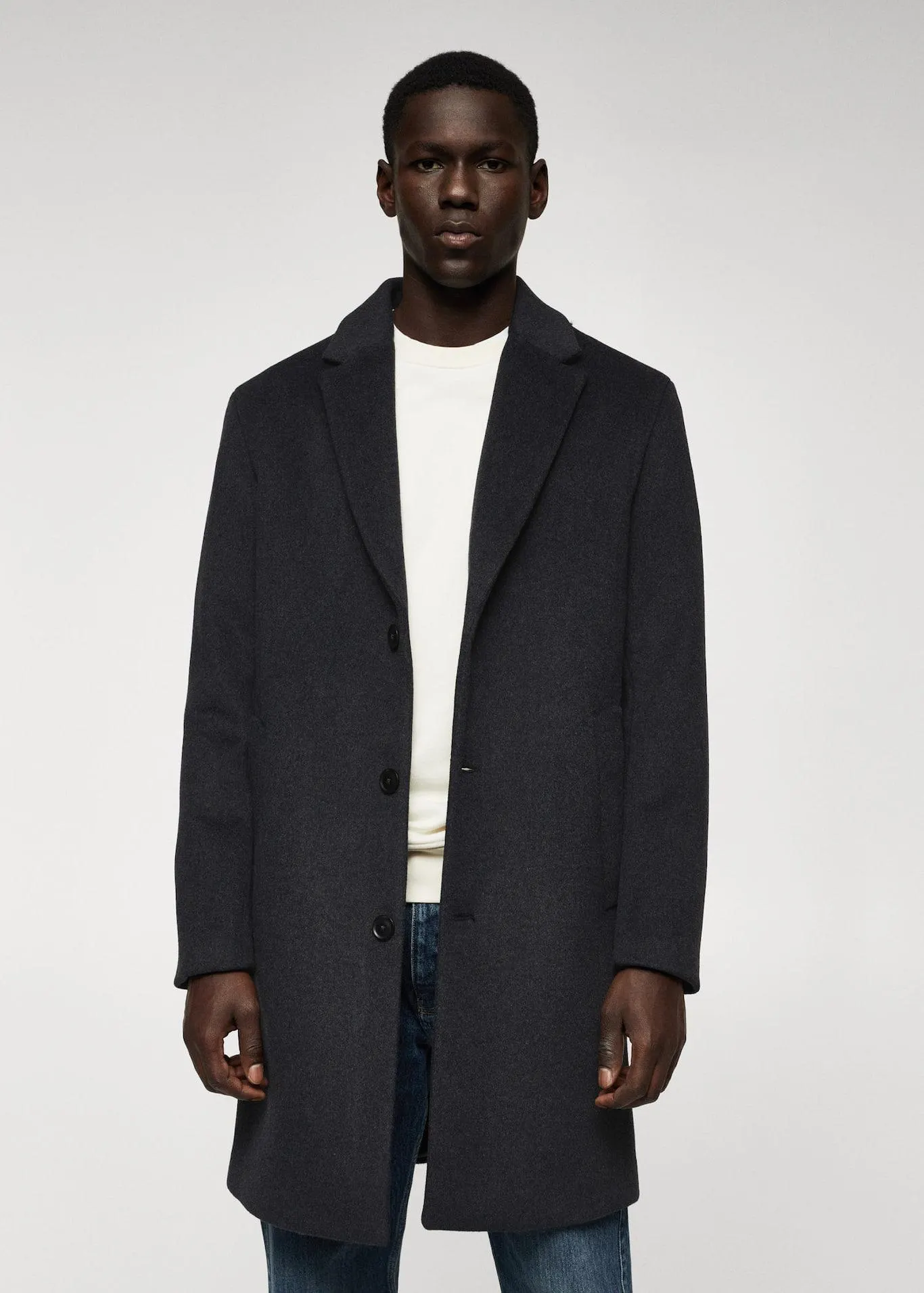 Abrigo oversize lana reciclada