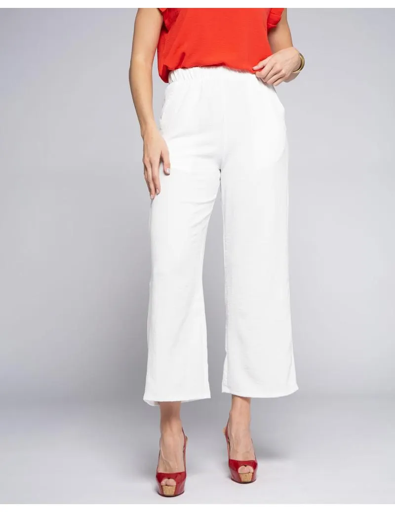 Fluido crep liso bolsillos