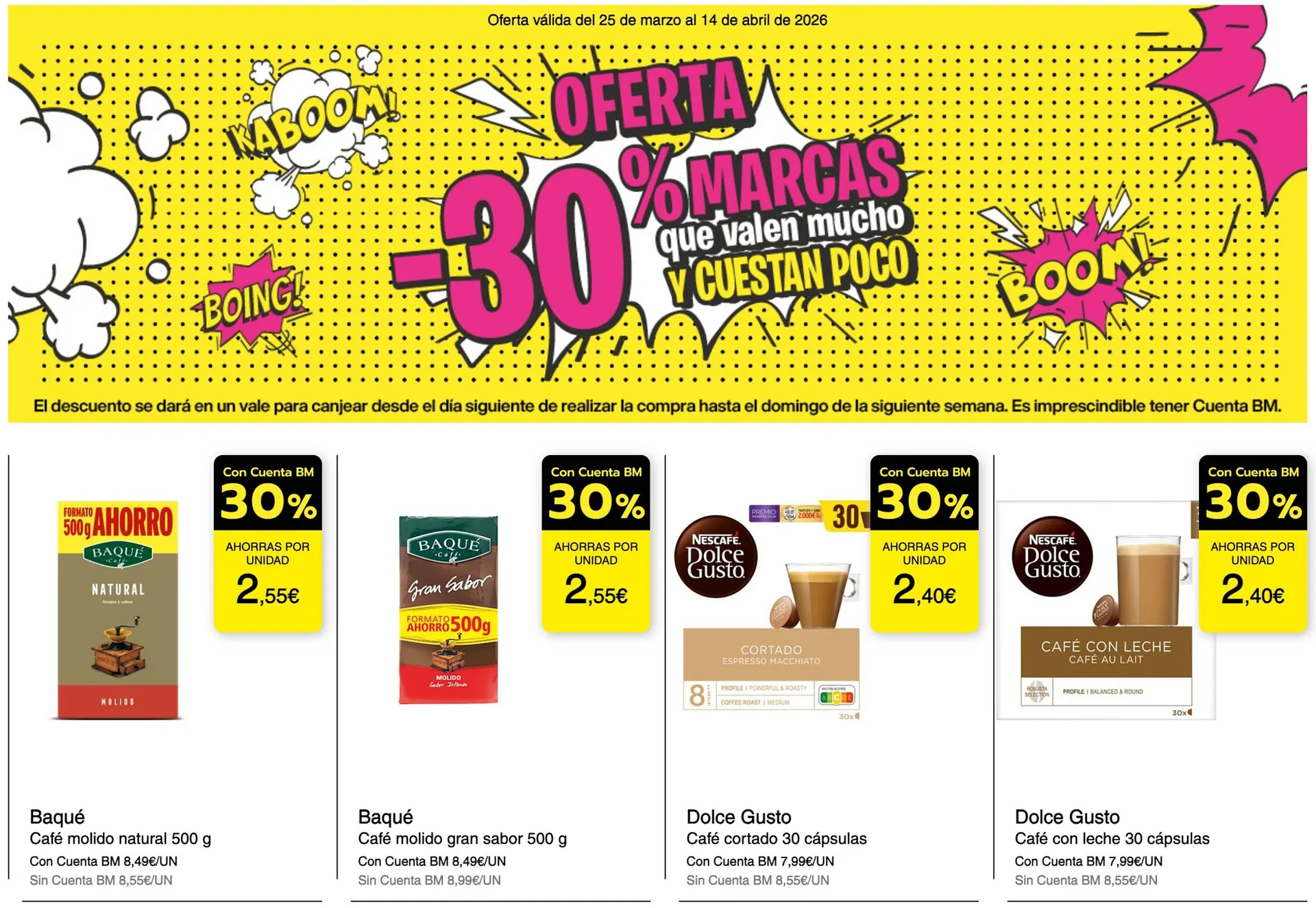 Catálogo de Folleto BM Supermercados 3 de abril al 14 de abril 2026 - Página 1