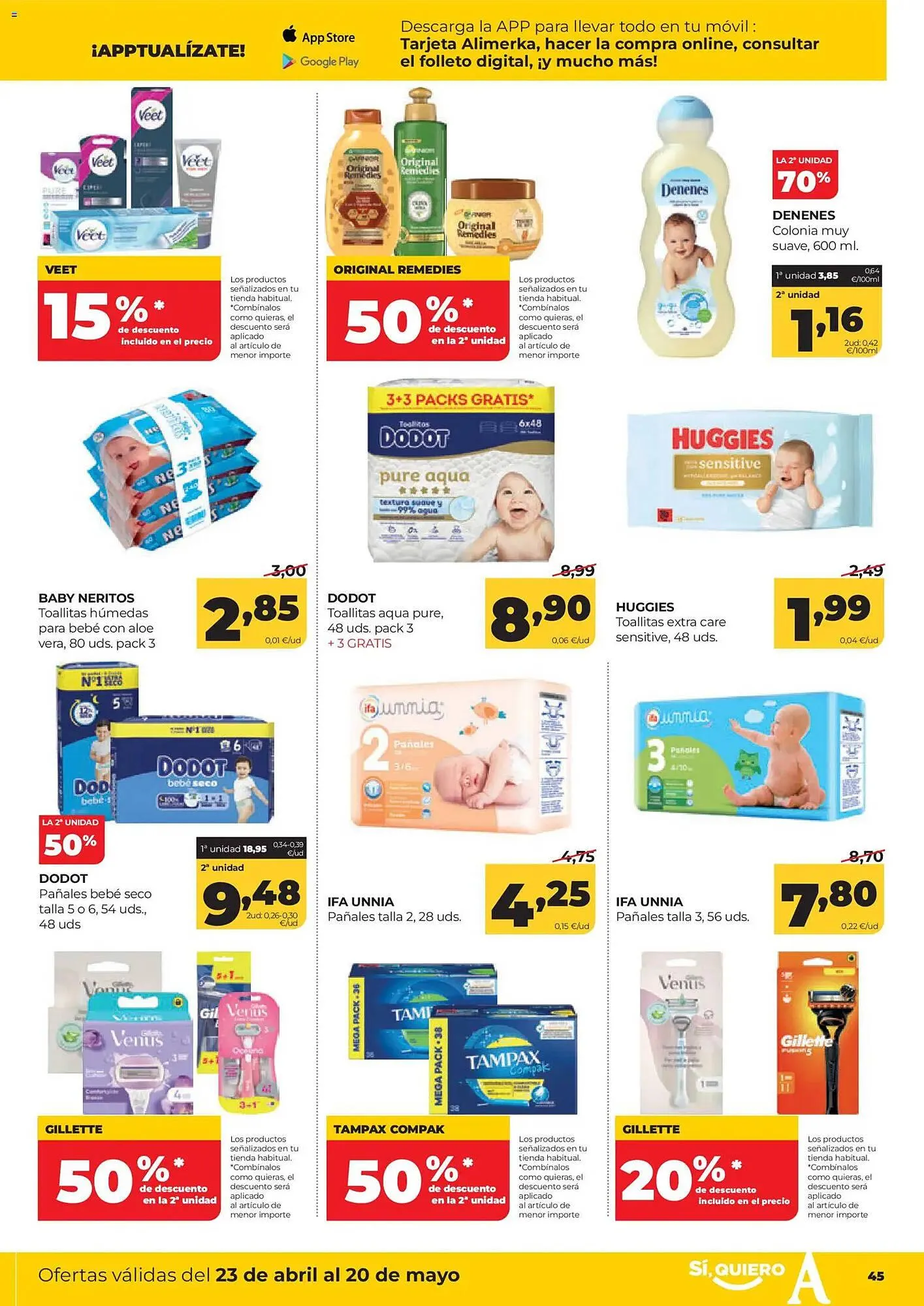 Catálogo de Folleto Alimerka 23 de abril al 20 de mayo 2026 - Página 47