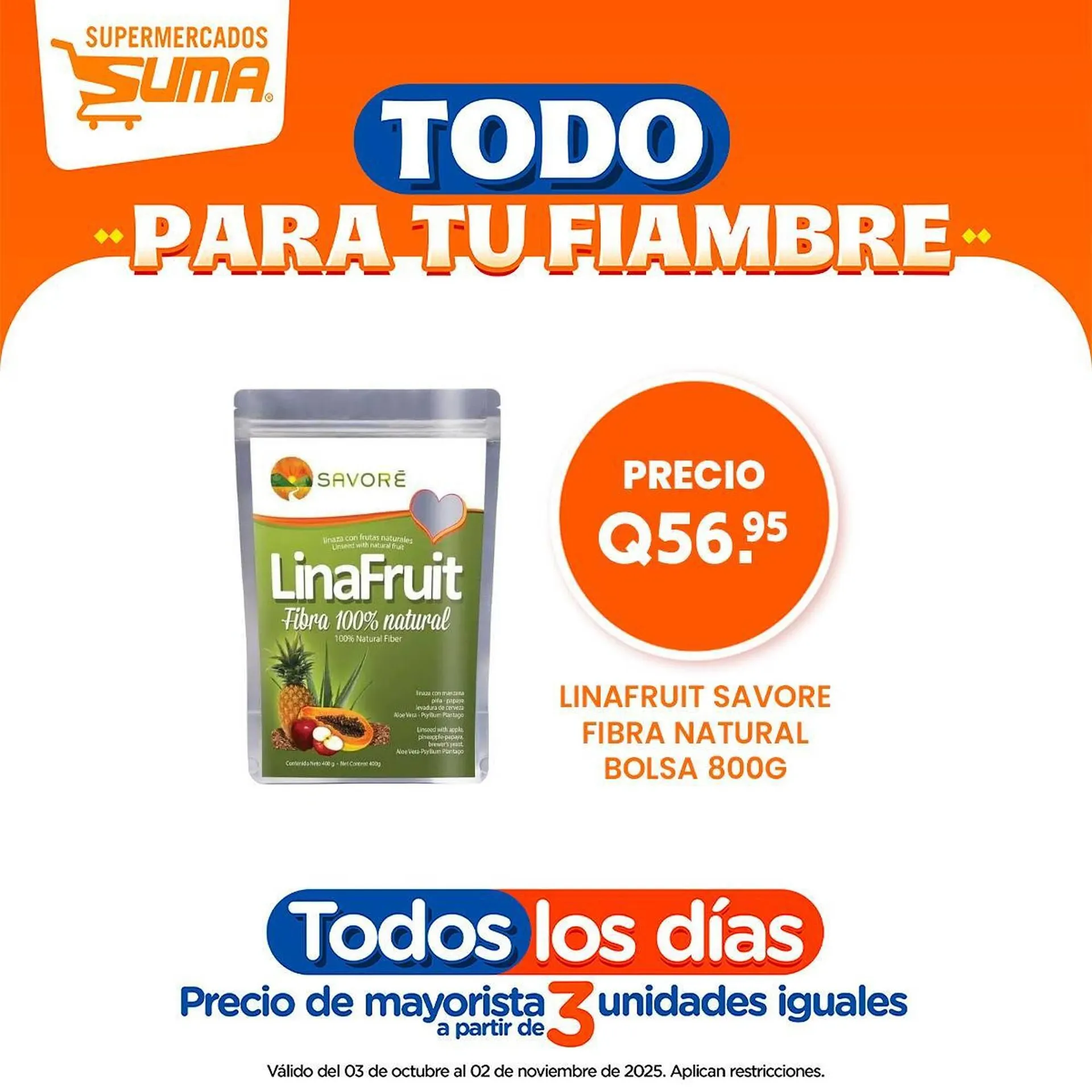 Catálogo de Folleto Suma Supermercados 3 de octubre al 2 de noviembre 2025 - Página 3