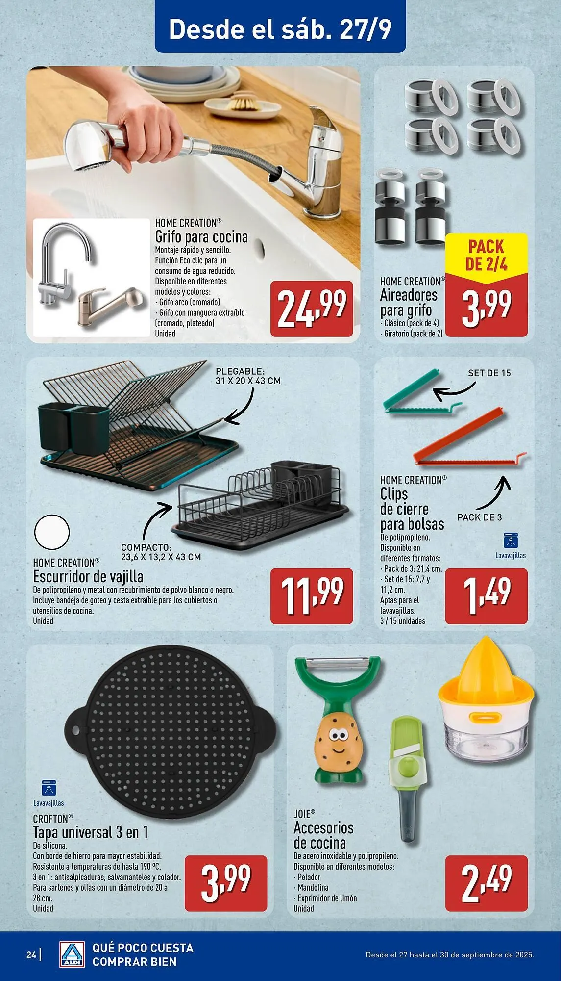 Catálogo de Folleto ALDI 22 de septiembre al 28 de septiembre 2025 - Página 24