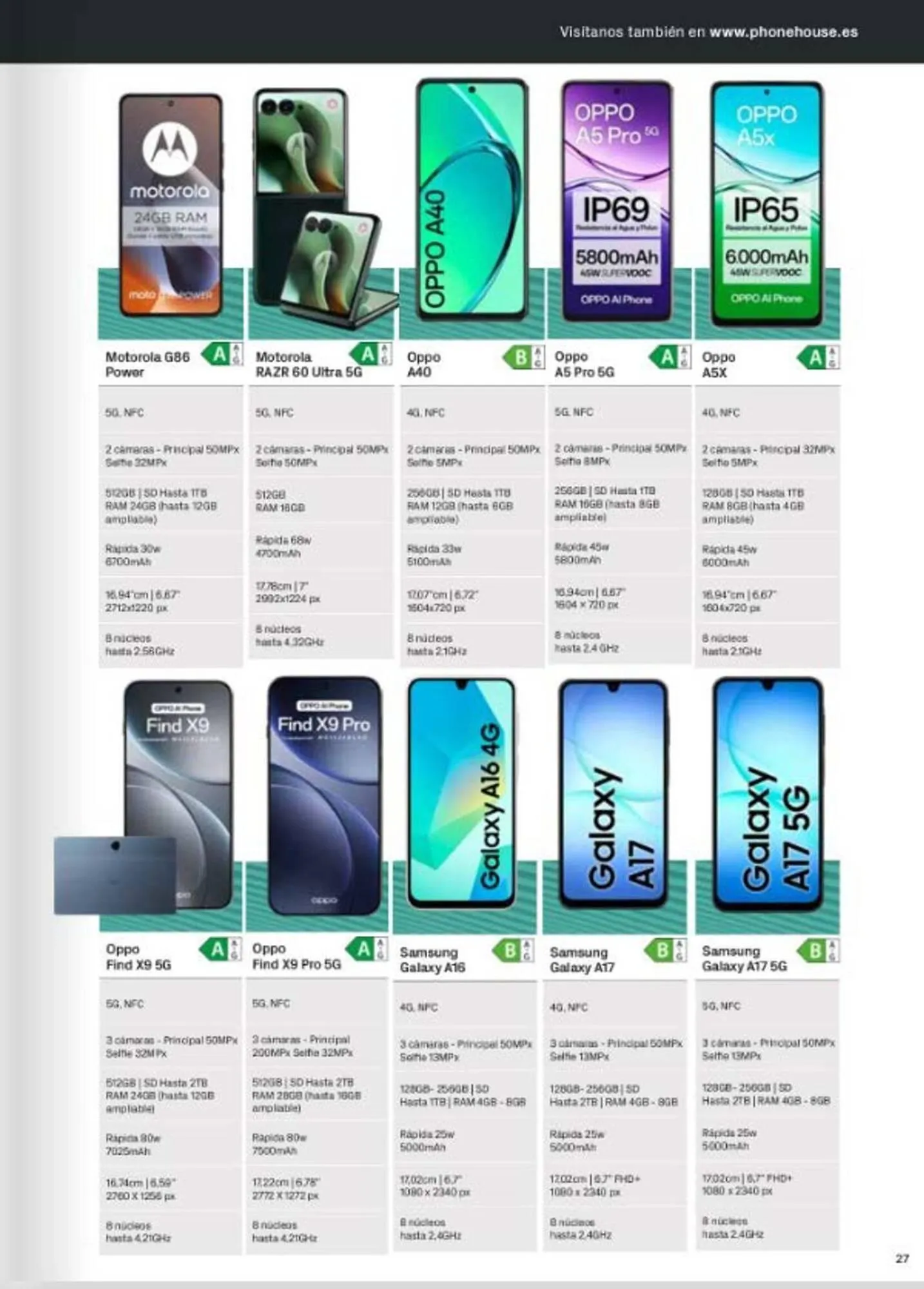 Catálogo de Catálogo Phone House 7 de enero al 31 de enero 2026 - Página 27