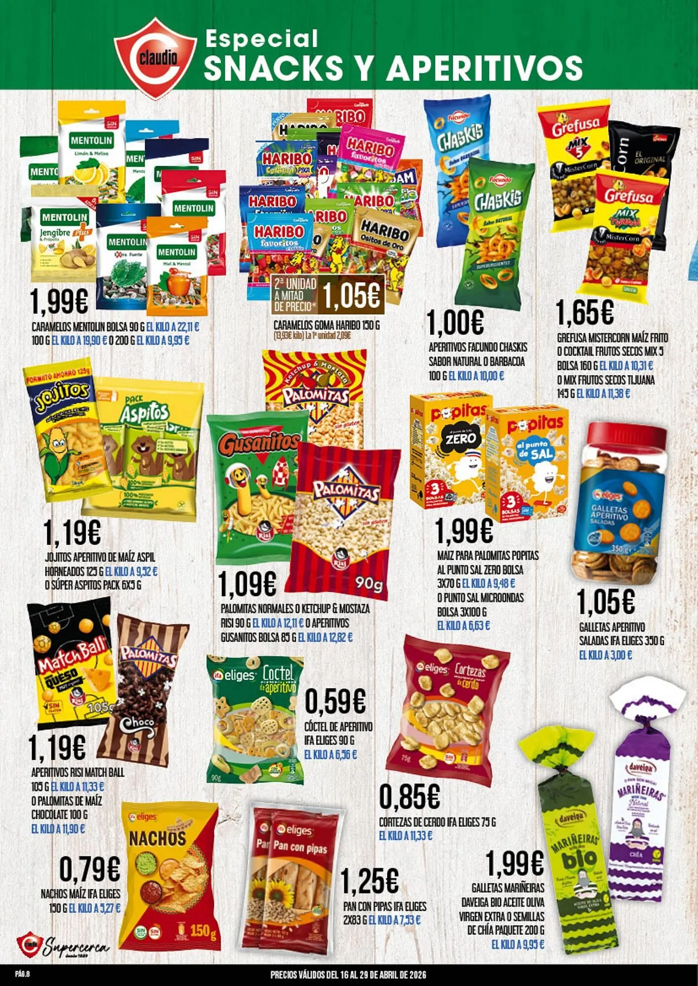 Catálogo de Folleto Claudio 16 de abril al 29 de abril 2026 - Página 8