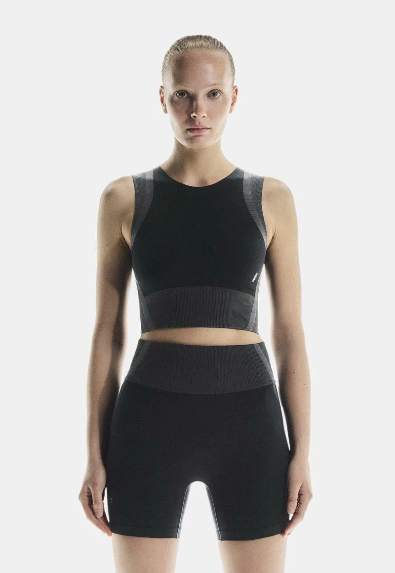 STUDIO CROP - Top - black eclipse