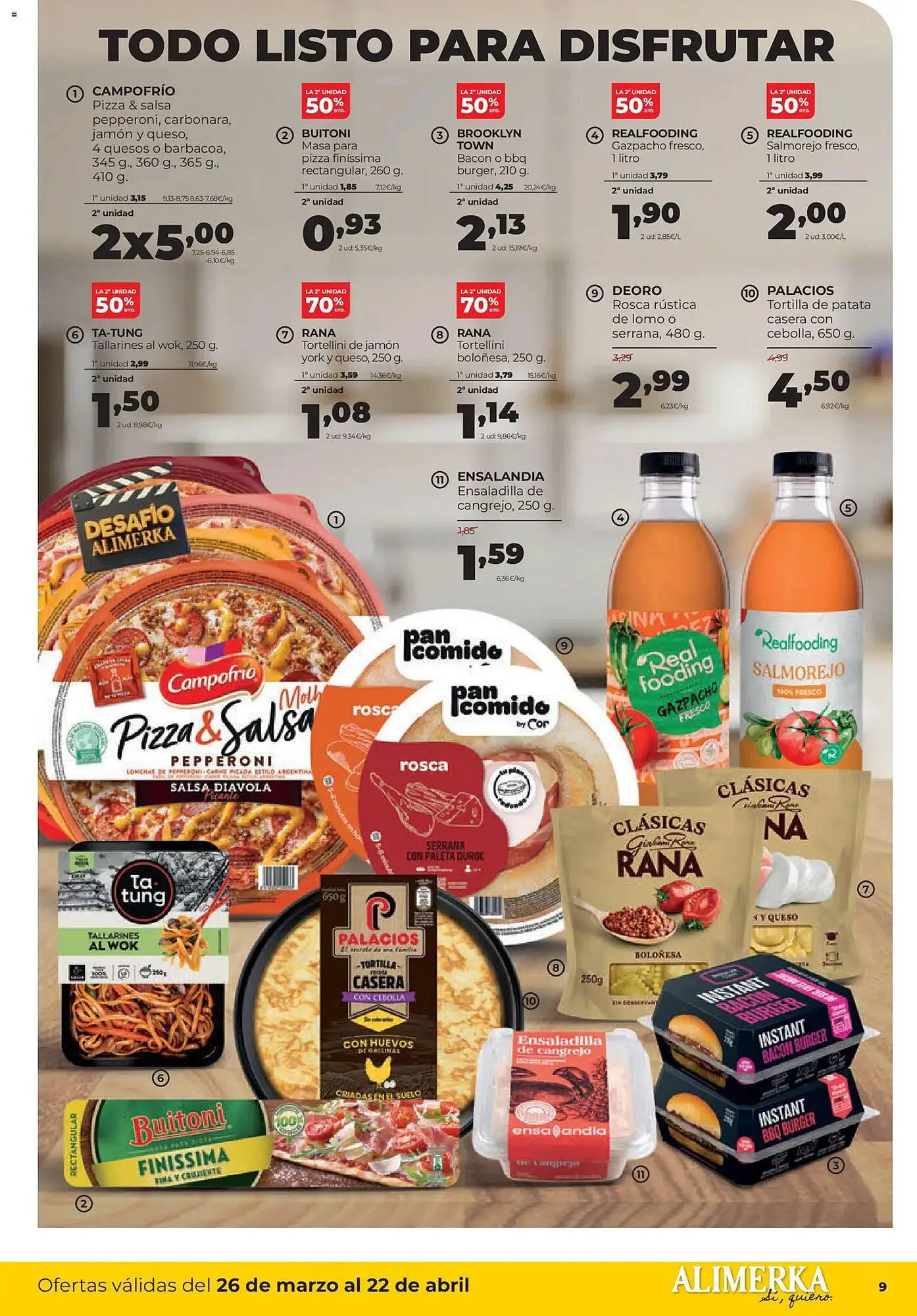 Catálogo de Folleto Alimerka 26 de marzo al 22 de abril 2026 - Página 9