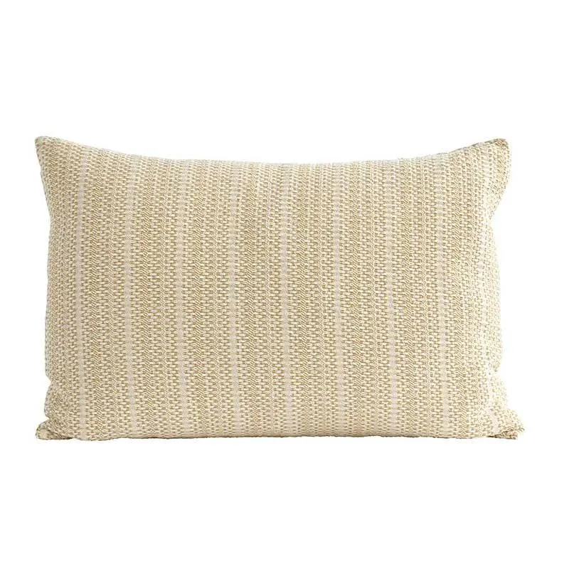 Jacquard cushion cover 75 x 50cm, oatmeal