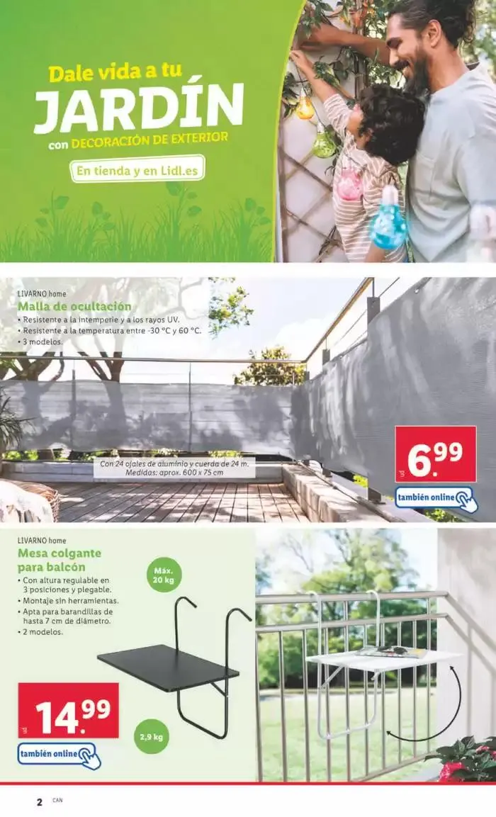 Catálogo de ¡Bazar Lidl! Ofertas válidas del 21/04 al 27/04 21 de abril al 27 de abril 2025 - Página 2