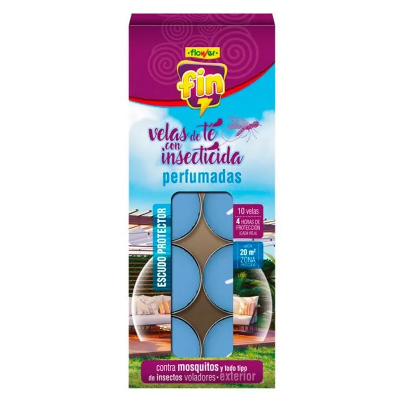 VELA DE TÉ INSECTICIDA FLOWER 20653