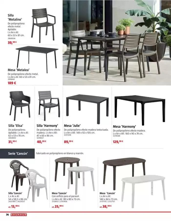 Catálogo de Bauhaus Verano 1 de junio al 31 de agosto 2025 - Página 74