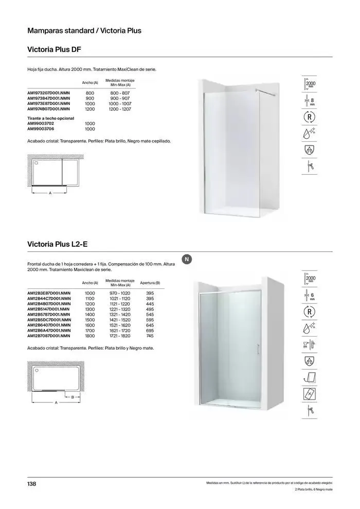 Catálogo de Platos de Ducha, Bañeras y Mamparas 9 de enero al 31 de diciembre 2025 - Página 140