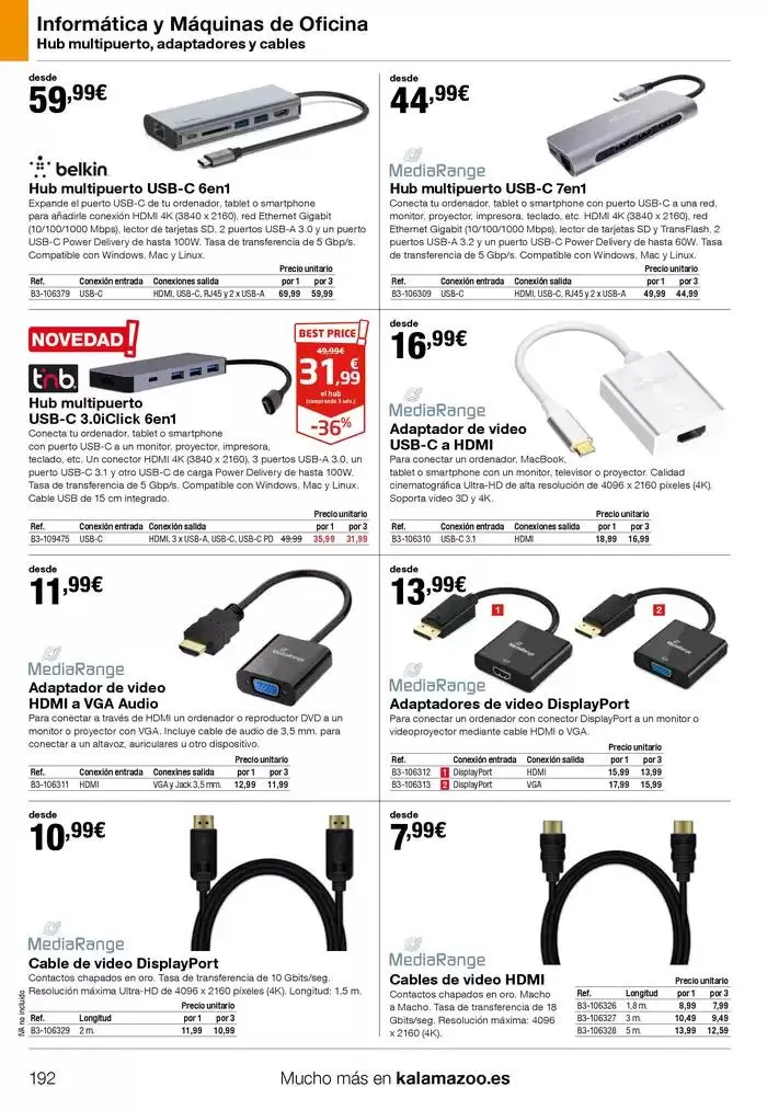 Catálogo de Staples Kalamazoo Catálogo General 9 de enero al 30 de septiembre 2025 - Página 192