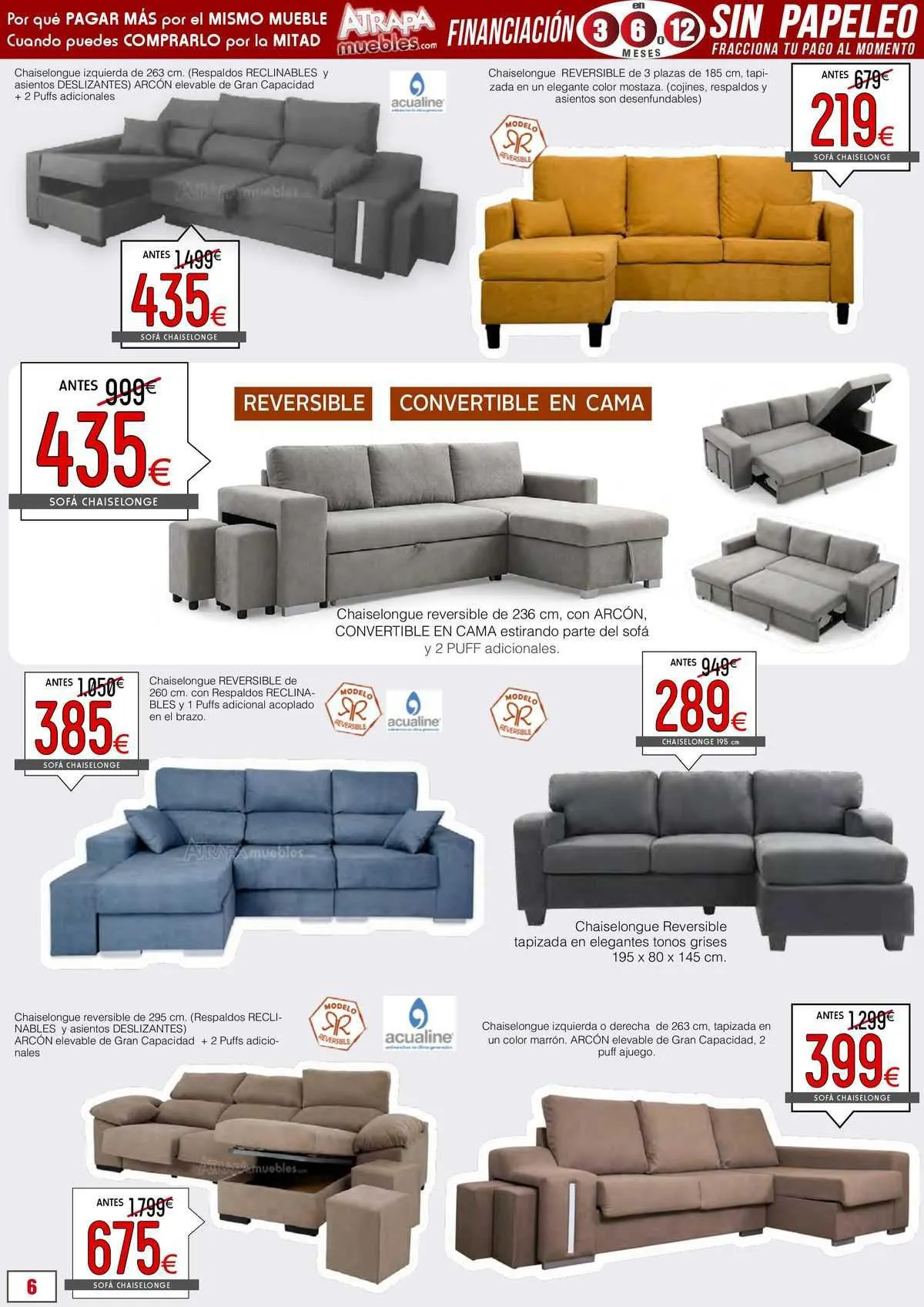 Catálogo de ATRAPAmuebles Folleto 28 de agosto al 11 de septiembre 2023 - Página 6