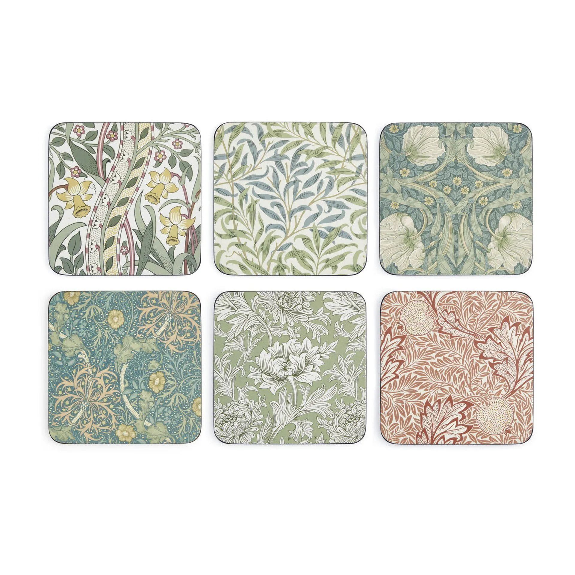 6 Posavasos William Morris Mix & match