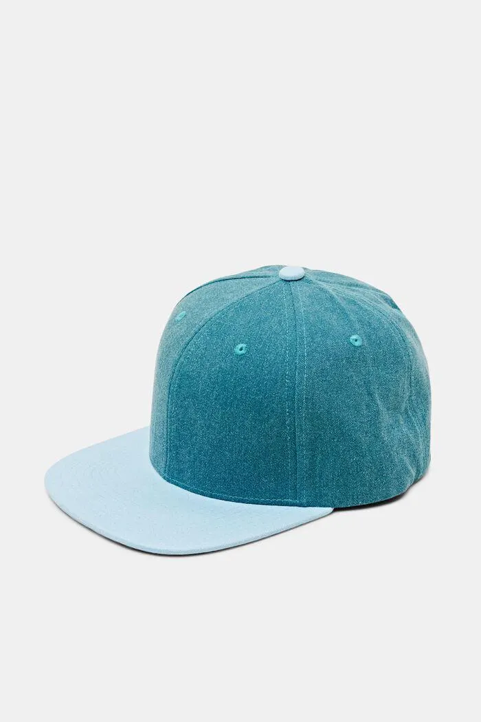 Gorra de ala plana de algodón