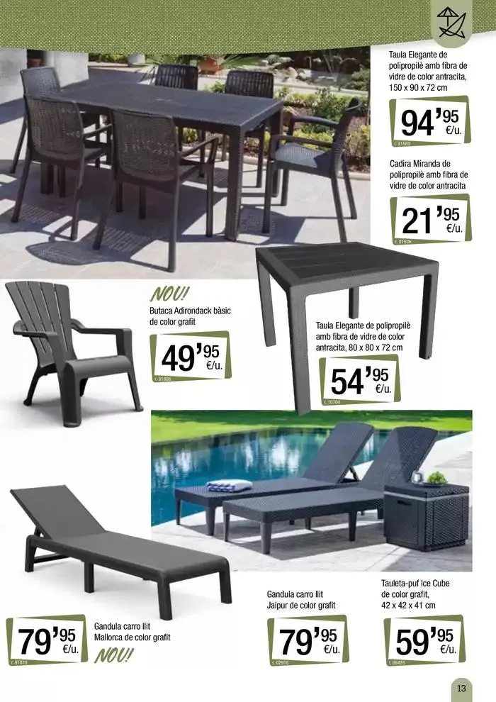 Catálogo de Catàleg vàlid del 18 de març al 25 d’agost 18 de marzo al 25 de agosto 2025 - Página 13