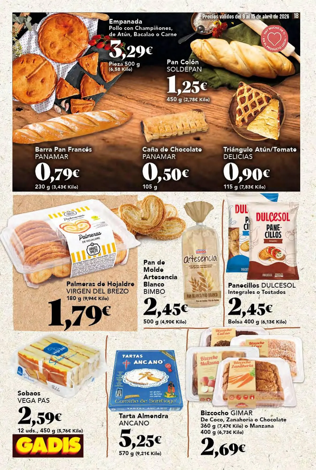 Catálogo de Folleto Gadis 9 de abril al 15 de abril 2026 - Página 18