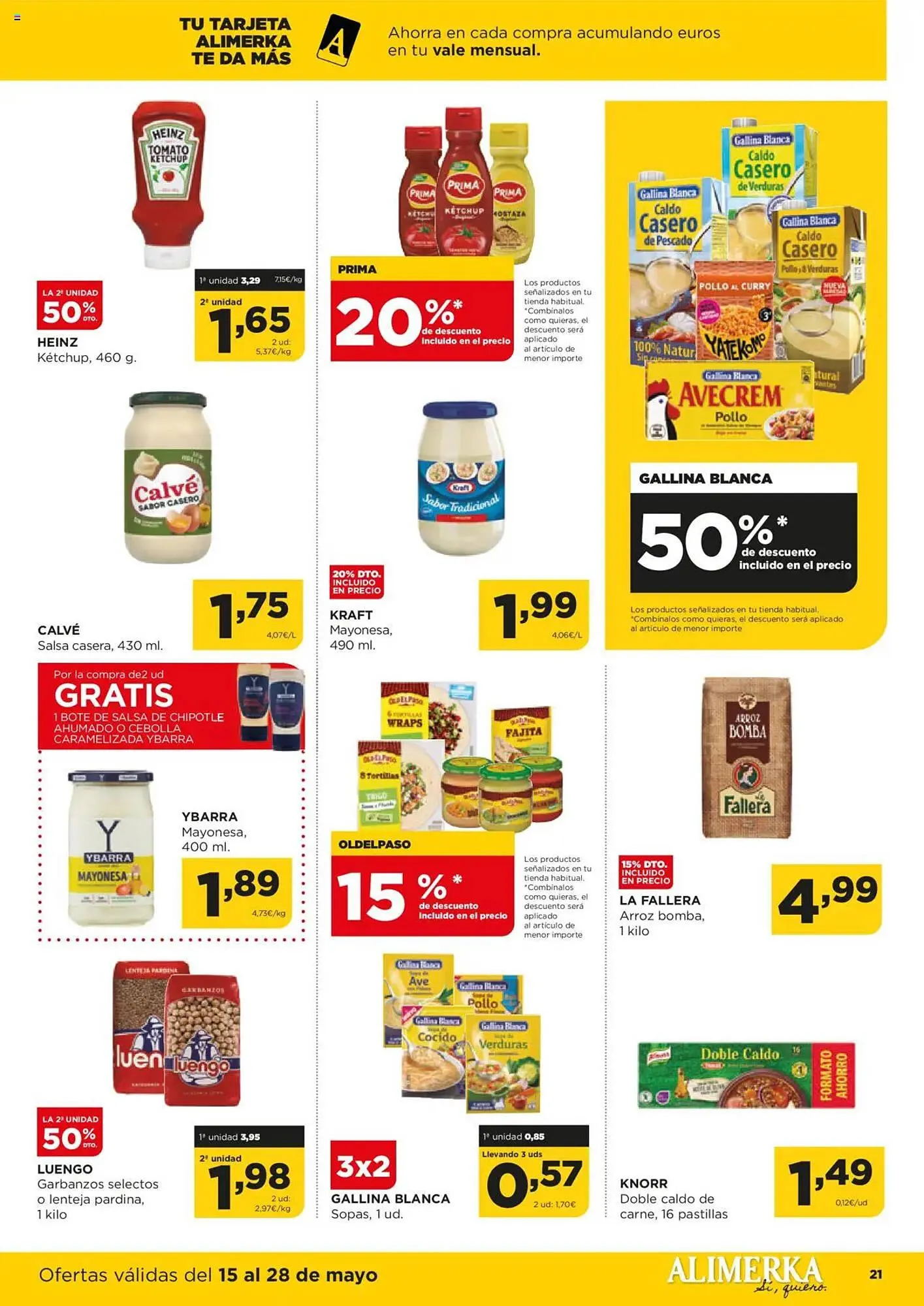 Catálogo de Folleto Alimerka 15 de mayo al 28 de mayo 2025 - Página 21