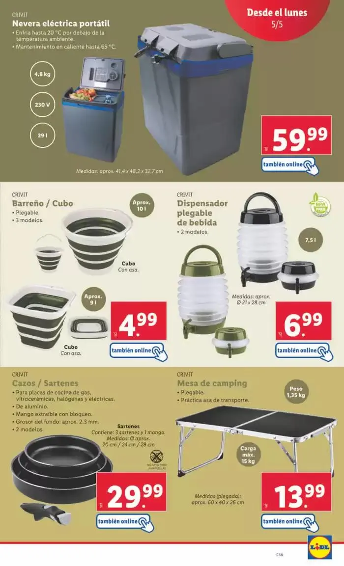 Catálogo de ¡Bazar Lidl! Ofertas válidas del 05/05 al 11/05 5 de mayo al 11 de mayo 2025 - Página 5