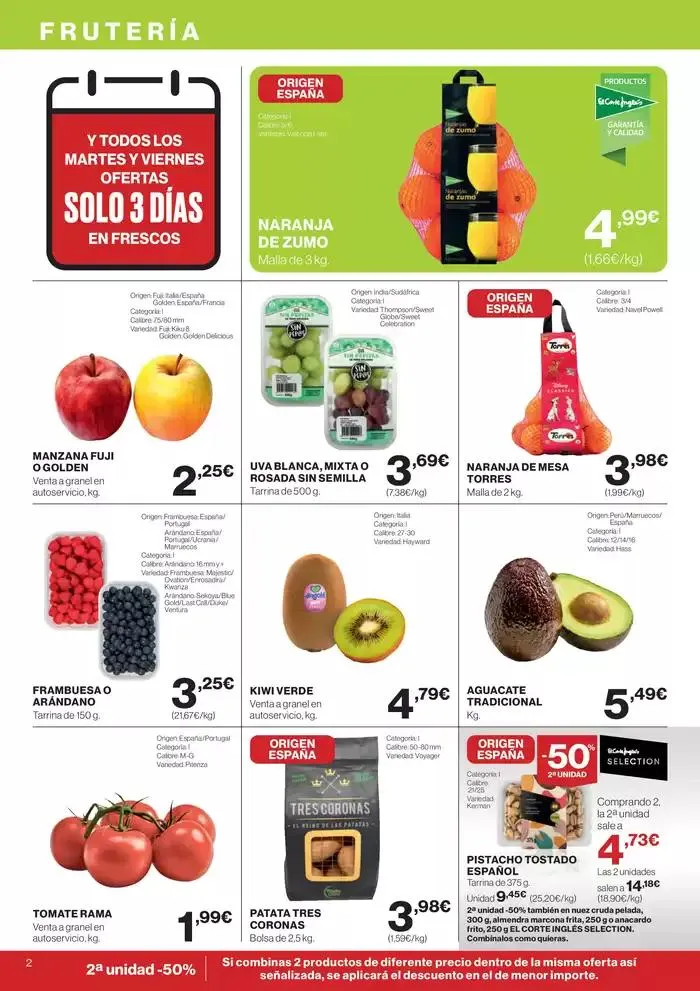 Catálogo de Precios válidos del 24 de abril al 7 de mayo en Península y Baleares 24 de abril al 7 de mayo 2025 - Página 2